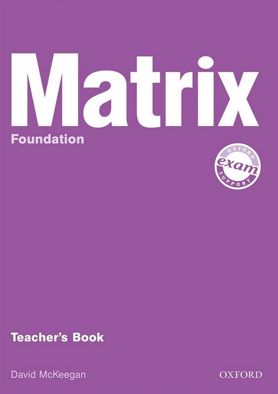 Afbeelding van New Matrix - Foundation teacher's book