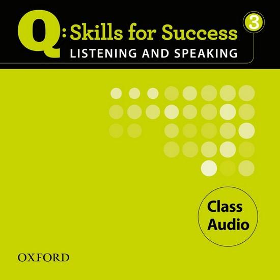 Afbeelding van Q: Skills for Success- Listening and Speaking 3 class audio-cd's