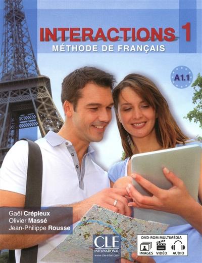 Afbeelding van Interactions 1 - Niveau A1.1 - Livre de l'élève + DVD ROM