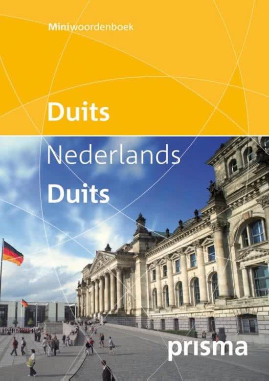 Afbeelding van Prisma Miniwoordenboek Duits-Nederlands v.v.