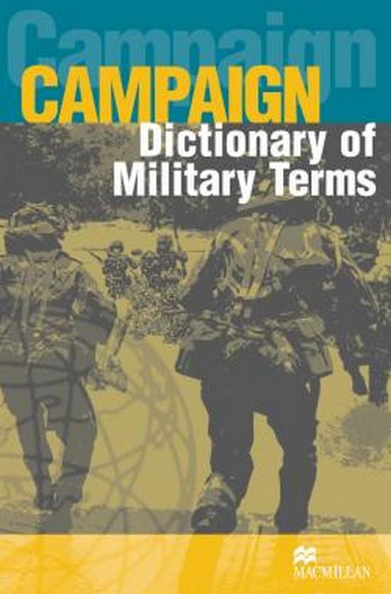 Afbeelding van Campaign Dictionary of Military Terms