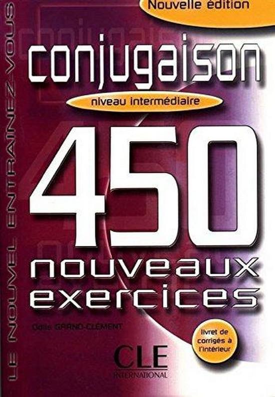 Afbeelding van Conjugaison 450 exercices - Intermediaire livre + corrigés