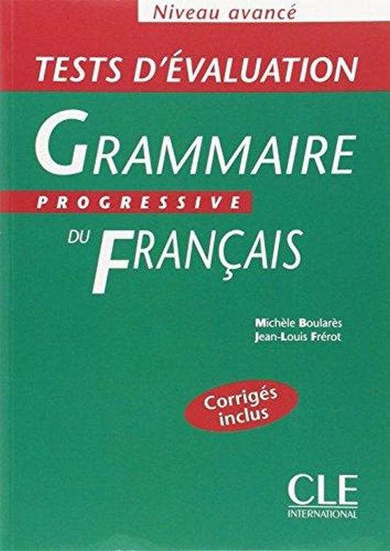 Afbeelding van Grammaire progressive du français - Avancé tests d'evaluation