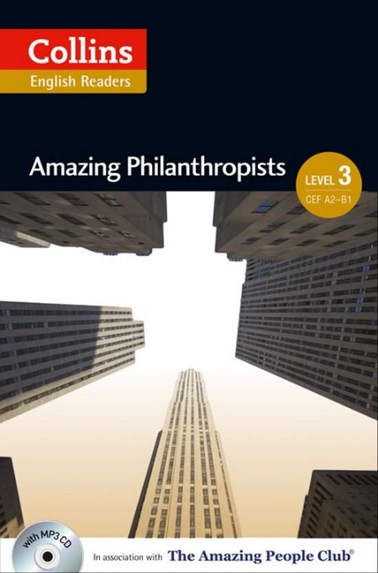 Afbeelding van Amazing People Readers 3 (B1): Amazing Philanthropists book + audio-cd