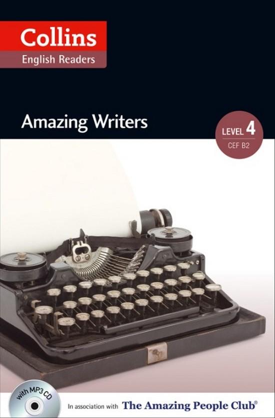 Afbeelding van Amazing People Readers 4 (B2): Amazing Writers book + audio-cd