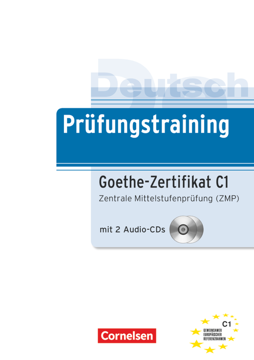 Afbeelding van Prüfungstraining Zertifikat Deutsch C1 Buch + 2 Audio-CDs