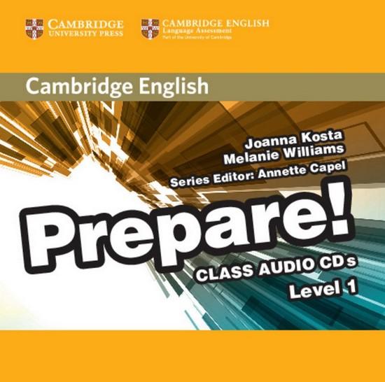 Afbeelding van Cambridge English Prepare! 1 class audio-cd's (2x)