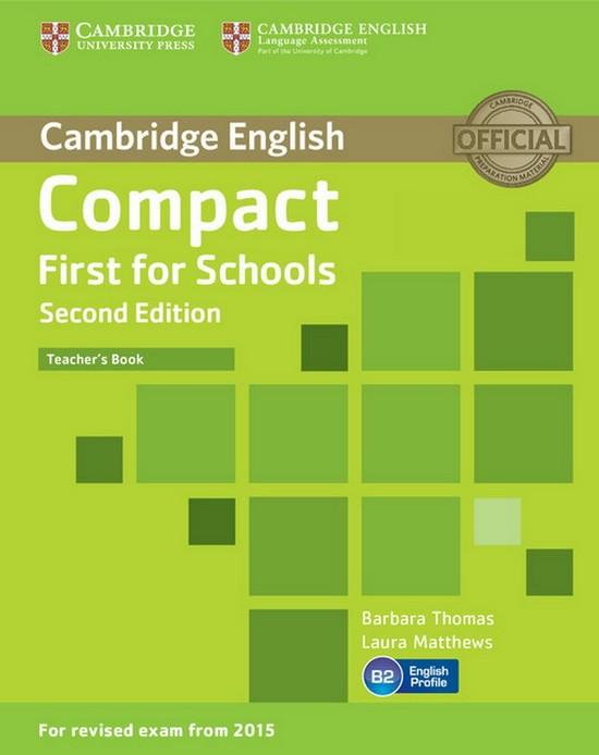 Afbeelding van Compact First for Schools - second edition teacher's book