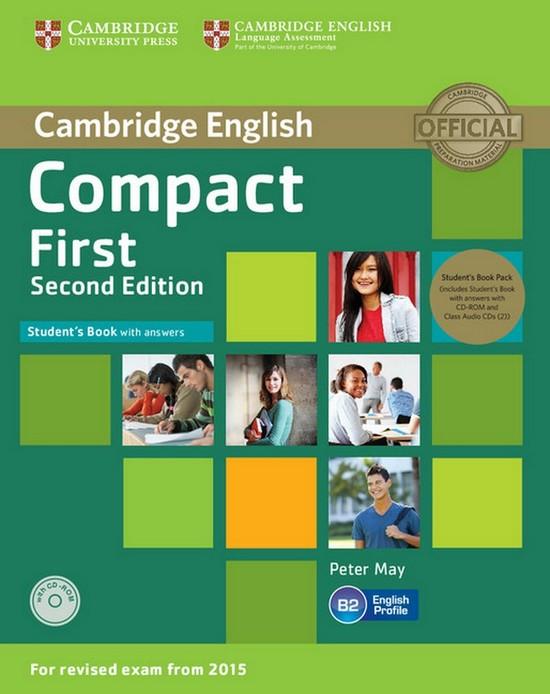 Afbeelding van Compact First - second edition student's book+answers+cd-rom+class-cd