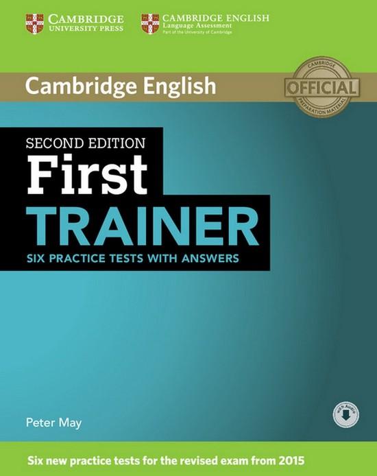 Afbeelding van First Trainer - Six Practice Tests with Answers book + downloadable audio file