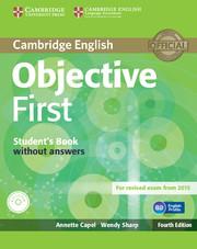 Afbeelding van Objective First - 4th edition Student's Pack without Answers student's book+cd-rom/workbook+audio-cd