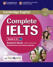 Afbeelding van Complete IELTS Bands 5-6.5 Students book without answers+cdrom Test