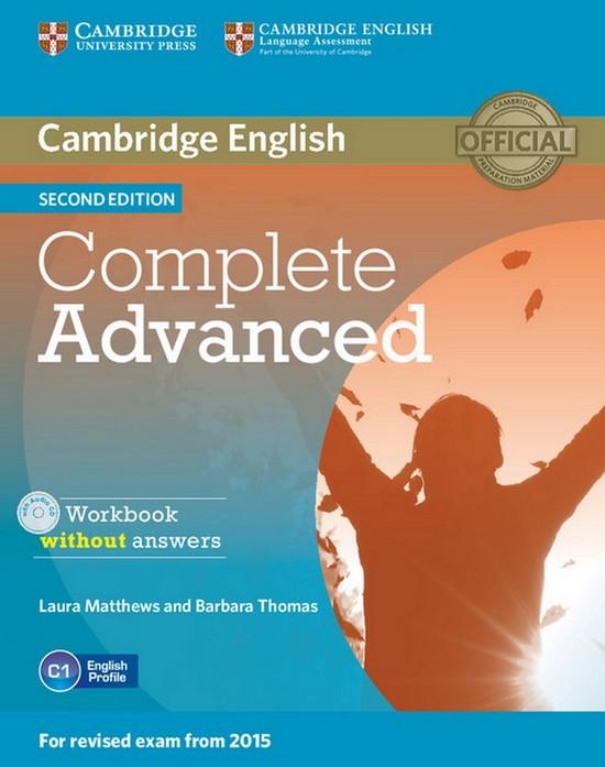 Afbeelding van Complete Advanced - second edition workbook without answers + audio-cd