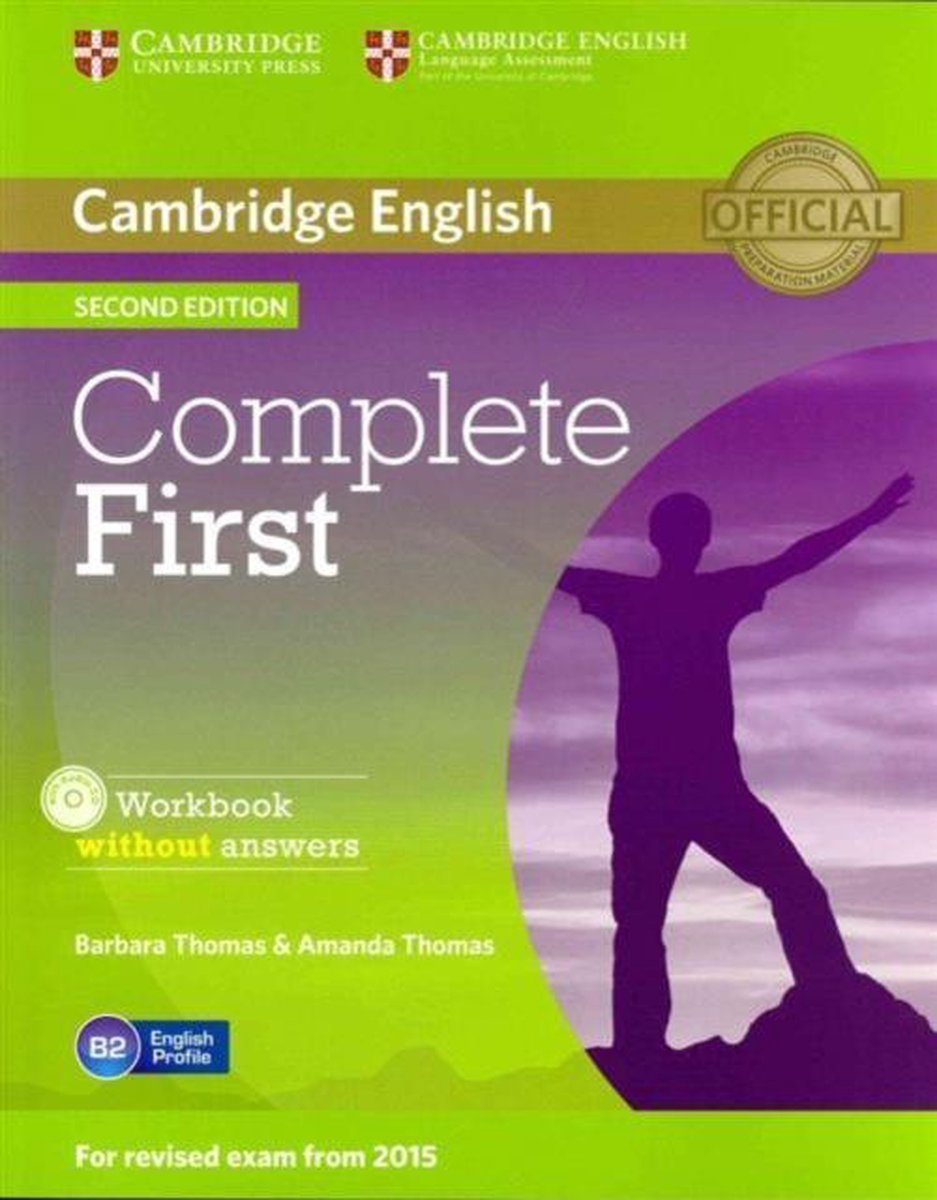 Afbeelding van Complete First - second edition without answers student's pack (stb+cd-rom/wb+audio-cd)