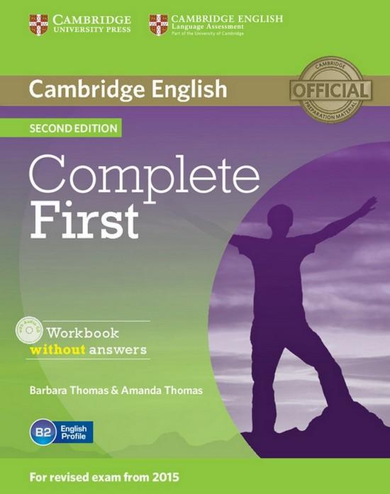 Afbeelding van Complete First - second edition workbook without answers + audio-cd