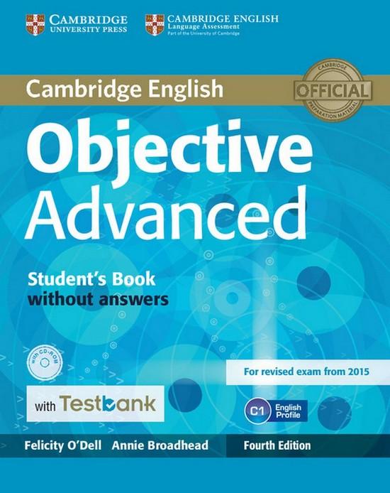 Afbeelding van Objective Advanced - fourth edition for revised exam 2015 without answers student book+cd-rom+testbank access code