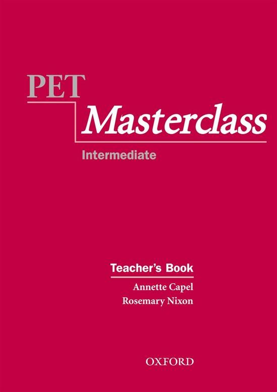 Afbeelding van PET Masterclass teacher's book