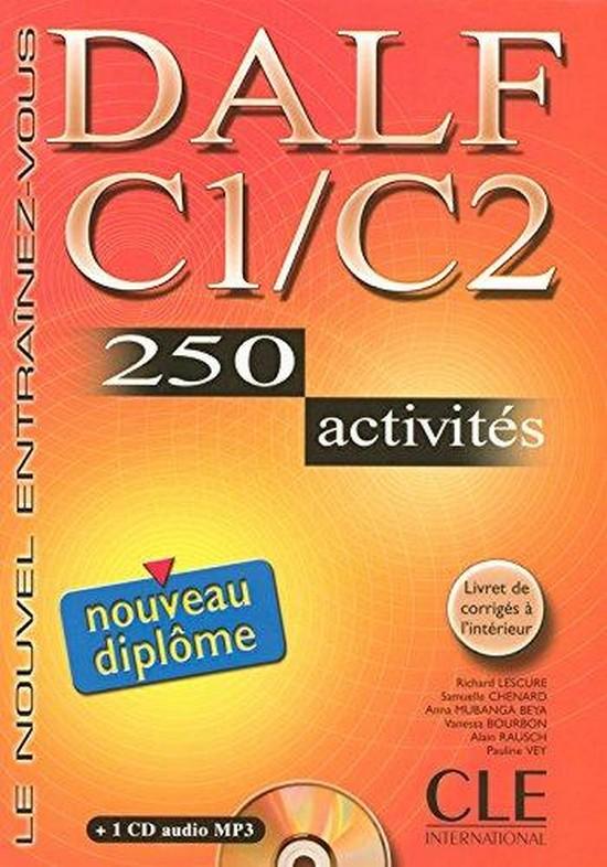 Afbeelding van Nouveau DALF C1/C2 - 250 activités livre + cd-mp3