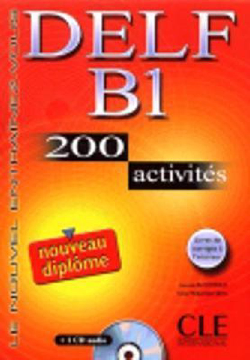 Afbeelding van Nouveau DELF B1 - 200 activités livre+corrigés+transcriptions+cd-audio