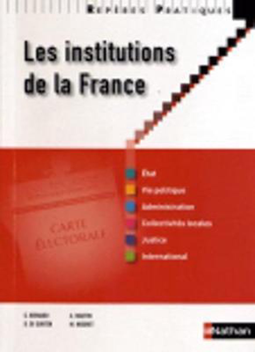 Afbeelding van Les institutions de la France