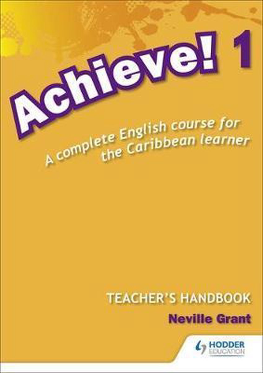 Afbeelding van Achieve! An English Course for the Caribbean Learner 1 teacher handbook