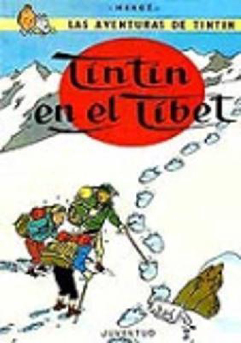 Afbeelding van TinTin en el Tibet cartone