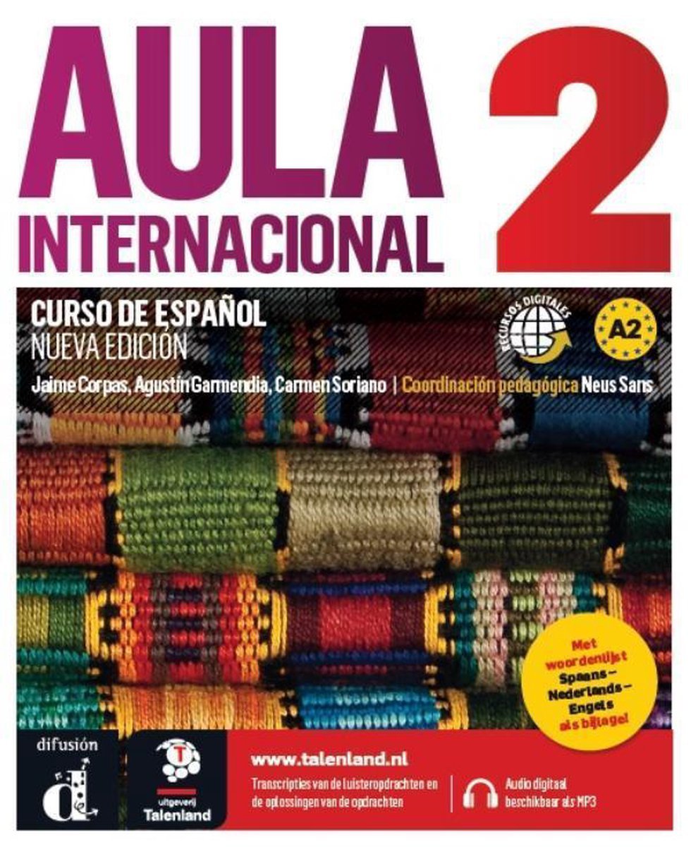 Afbeelding van Aula Internacional 2 Nueva edición A2 libro del alumno