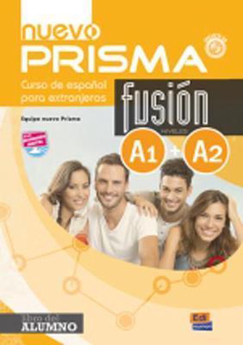 Afbeelding van Nuevo Prisma Fusión A1-A2 libro del alumno