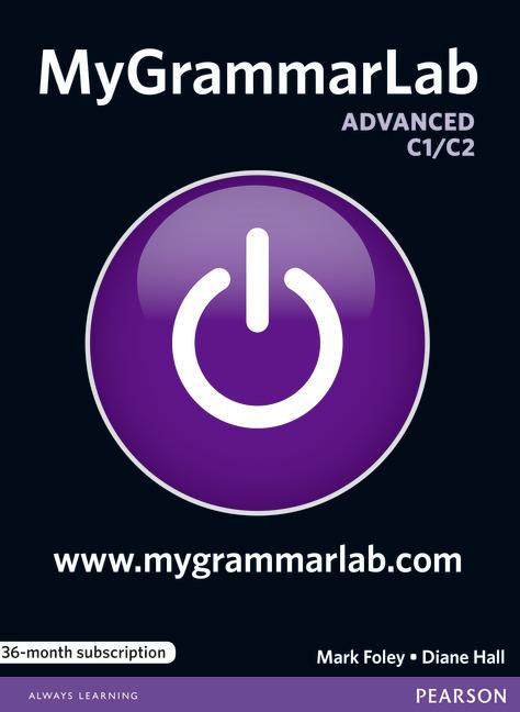 Afbeelding van MyGrammarLab - Advanced Book without Key + MyEnglishLab 36mnd