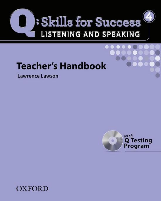 Afbeelding van Q: Skills for Success- Listening and Speaking 4 teacher's book + testing program cd-rom