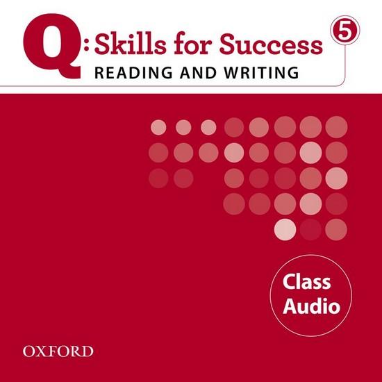 Afbeelding van Q: Skills for Success- Reading and Writing 5 class audio-cd's