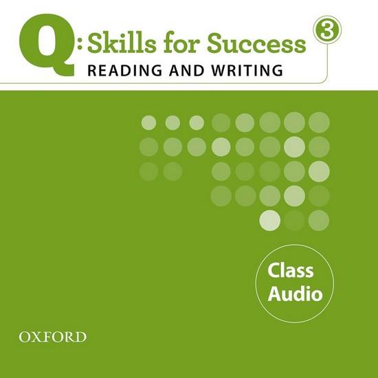 Afbeelding van Q: Skills for Success- Reading and Writing 3 class audio-cd's