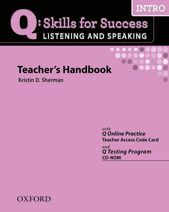 Afbeelding van Q: Skills for Success- Listening and Speaking: Intro teacher's book + testing program cd-rom