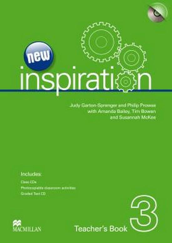 Afbeelding van New Inspiration 3 teacher's book + test cd-rom + audio-cd
