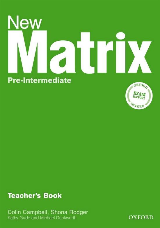 Afbeelding van New Matrix - Pre-intermediate teacher's book