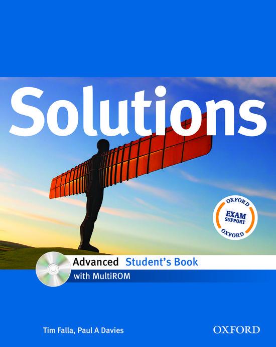 Afbeelding van Solutions - Advanced student's book + multirom