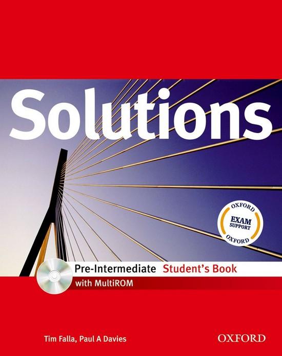 Afbeelding van Solutions - Pre-intermediate student's book + multi-rom pack