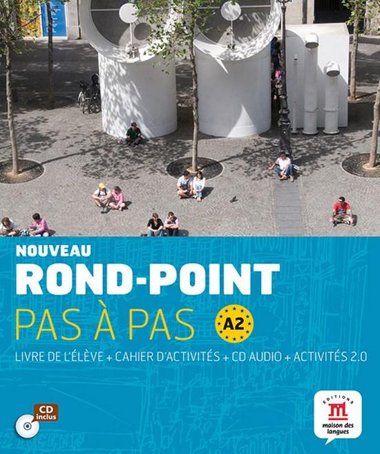 Nouveau Rond-Point pas à pas A2 2 livre de l'élève + cahier d'exercices cd