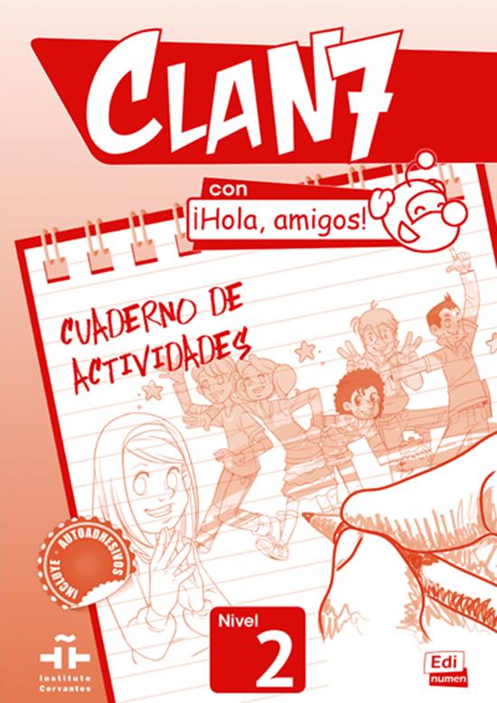 Afbeelding van Clan 7 con ¡Hola, amigos! 2 cuaderno de actividades